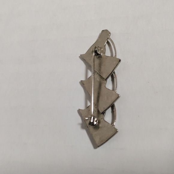 3 Vintage horse head brooch pin silver tone - Picture 3 of 4